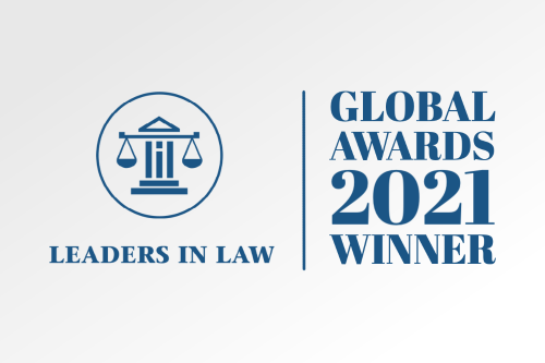 Global Awards Winner Logo - Leaders in Law 500 x 333 copy