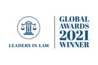 Global Awards Winner Logo - Leaders in Law 500 x 333