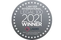 Lawyer International Legal 100 2021 Winner