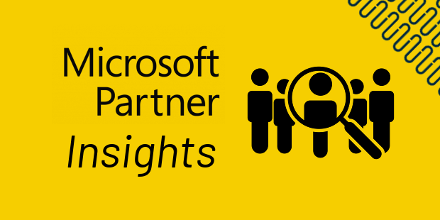 Team under magnifying glass icon on yellow
