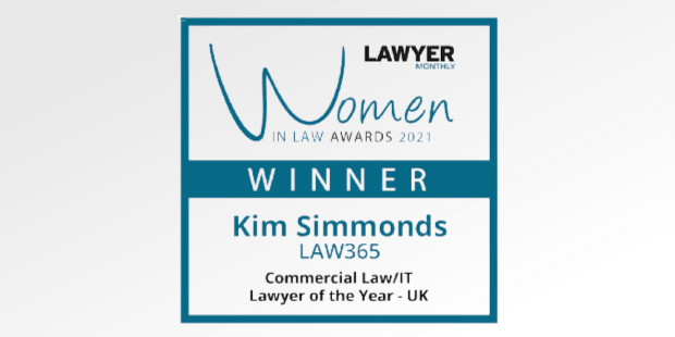 Kim Simmonds wins Commercial Law/IT Lawyer of the Year